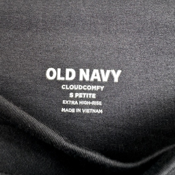 NWT Old Navy Extra High-Waisted CloudComfy Boot-Cut Leggings Black Jack Size SP - Picture 13 of 15